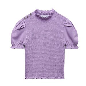 Zara Purple Top